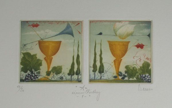 Werner, Josef. An einem Festtag.