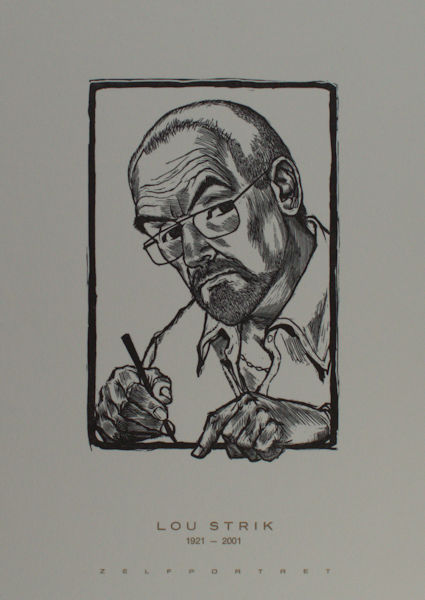 Strik, Lou. Zelfportret. Lou Strik 1921-2001.
