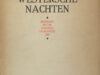 Vries, Theun de. Westersche nachten.