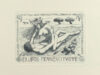 Vries, Yvonne de. Negen etsen exlibris en gelegenheidsgrafiek.