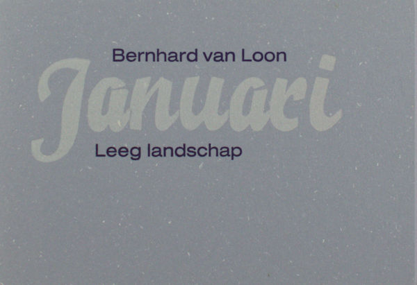 Loon, Bernhard van. Leeg landschap.