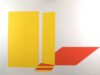 Kop, David van de. Abstracte compositie in geel en oranje.