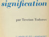 Todorov, Tzvetan. Littérature et signification.
