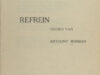 Bosman, Anthony. Refrein.