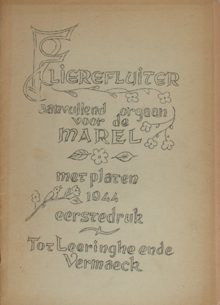 Kaal, Jaap & Aniie Vas Dias. Flierfluiter. Aanvullend orgaan voor de Marel met platen.
