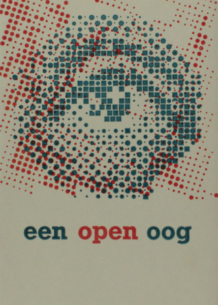 Een open oog.