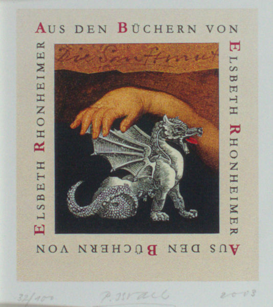 Israel, Peter. Exlibris voor Elsbeth Rohnheimer.
