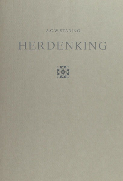 Staring, A.C.W. Herdenking.