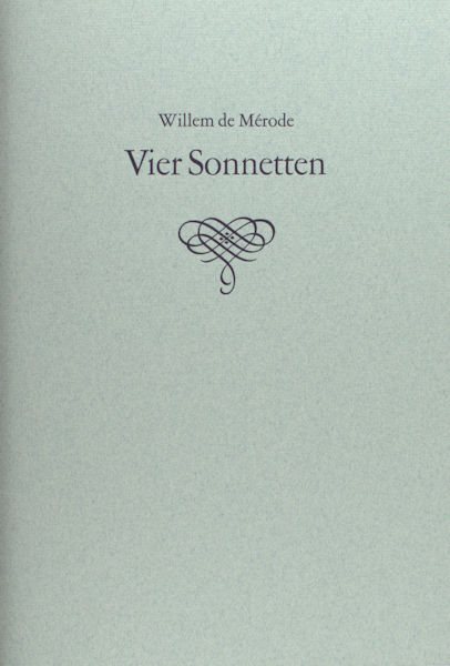 Mérode, Willem de. Vier sonetten.