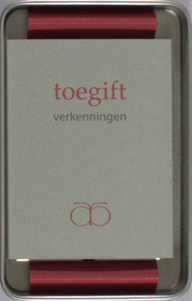 Toegift. Uit het hart I op het hart.