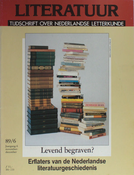 Anbeek van der Meijden, A.G.H. e.a. (red.). Levend begraven? Erflaters van de Nederlandse literatuurgeschiedenis.