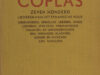 Vries, Hendrik de. Coplas.