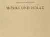 Mörike - Rückert, Gerhard. Mörike und Horaz.