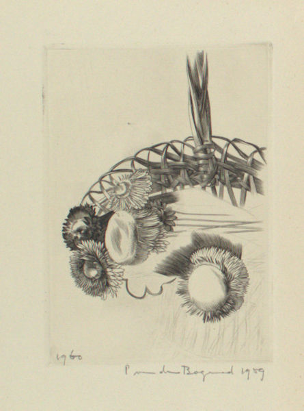 Bogaard, Pieter van den. (Krans met bloemen).