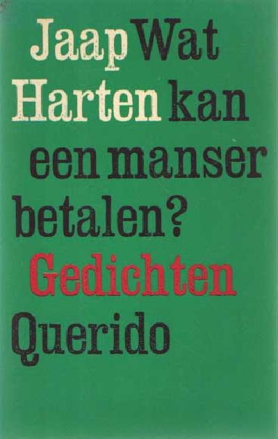 Harten, Jaap. Wat kan een manser betalen.