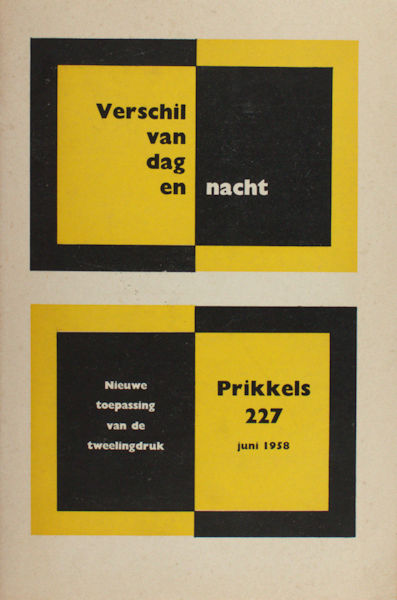 Verschil van dag en nacht.