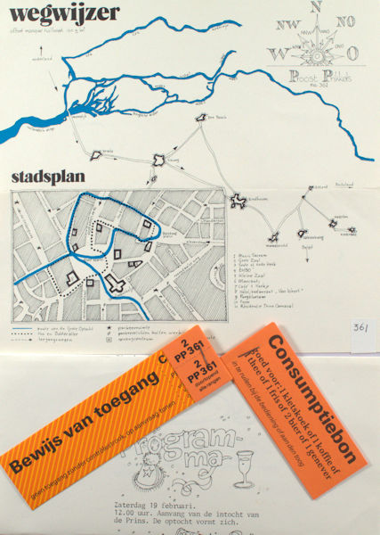 Uitnodiging voor carnaval.