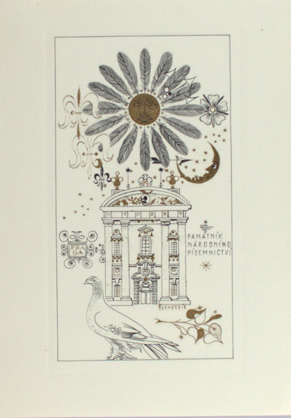 Svengsbir, Jiri. Praga. Pamatnik, Národino, Pisemnictvi.