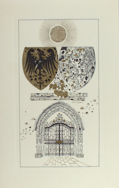 Svengsbir, Jiri. Zonder titel. (Kerkdeur en wapenschilden).