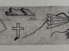 Hendriks, Eddy. Surrealistische compositie (landschap met kruis en pyramide).