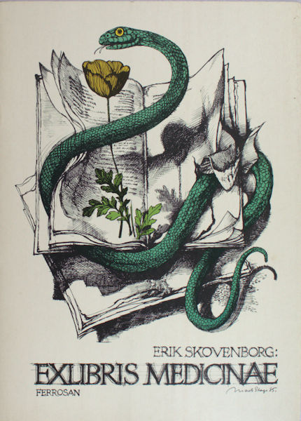 Skovenborg, Erik. Exlibris medicinae.