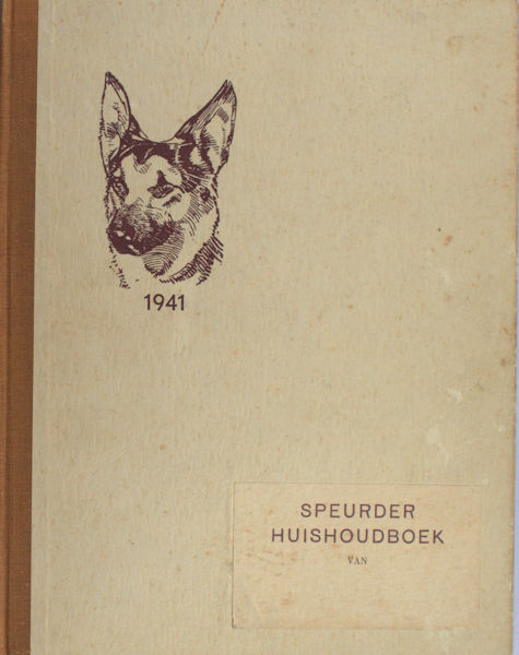 Speurder huishoudboek 1941.