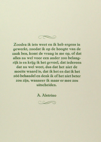 Aletrino, A., M. Emants, Multatuli + 7 anderen. 10 tekstprenten van ca. 22 x 14,5 cm.