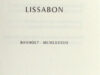 Waarsenburg, Hans van de. Lissabon.