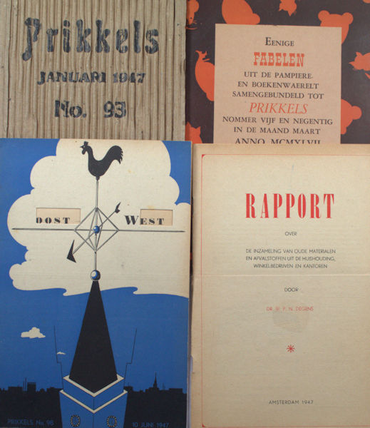 Proost Prikkels. Nummers 93  + 95 - 96 - 99 + 101 - 104. 'Jaargang' 1947.