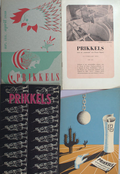 Proost Prikkels. Nummers 130 - 141.  'Jaargang' 1950.