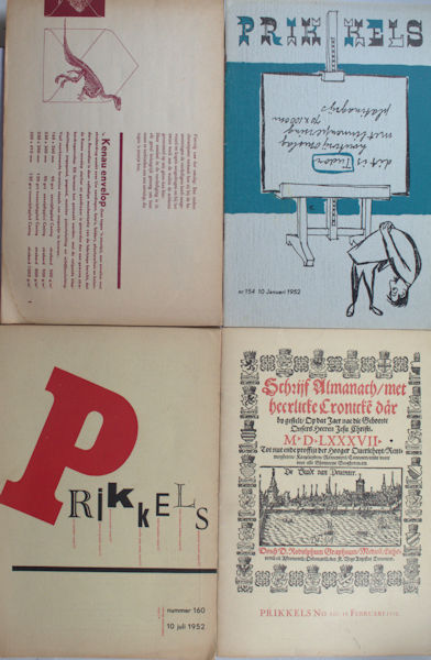 Proost Prikkels. Nummers 154 - 165.  'Jaargang' 1952.