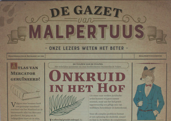 Reynaert de Vos (Hoofdredacteur). De gazet van Malpertuus.