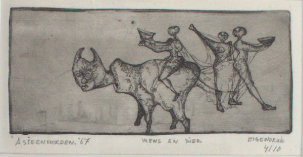 Steenvoorden, Ab. Mens en dier.