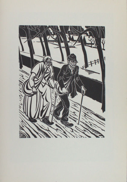 Franken Pzn, Jan, Twee houtsneden van Jan Franken Pzn. (1896-1977).