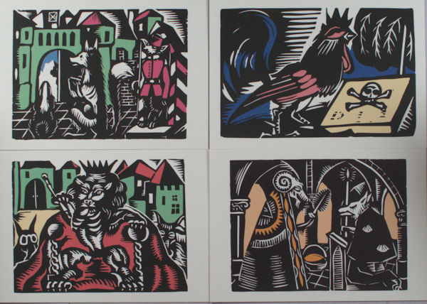 Straten, Henri van. Linoleumsneden van Van den Vos Reynaerde.