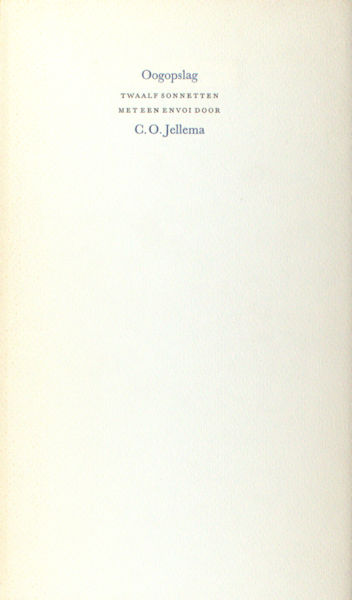 Jellema, C.O. Oogopslag.