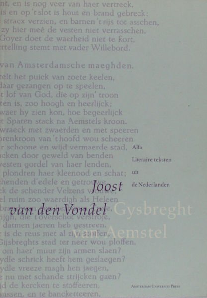 Vondel, Joost van den. Gysbrecht van Aemstel.