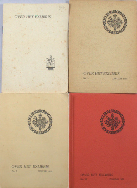 Hanrath, Joh. J. e.a. Over het exlibris no. 1 - no. 13