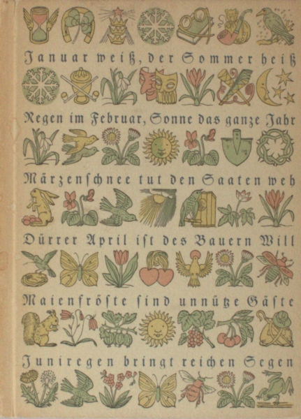 Lessing, Gotthold Ephraïm. Fabeln. Klingspor-Kalender 1929.