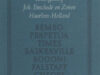 Lettergieterij Joh. Enschedé en Zonen. Spectrum, Romulus, Lutetia, Romanee, Open Kapitalen, Bembo, Perpetua, Times, Baskerville, Bodoni, Falstaff, Cheops, Gill, Spartan, Marina, Bavo, Houtsnee. (Letter-Menu).