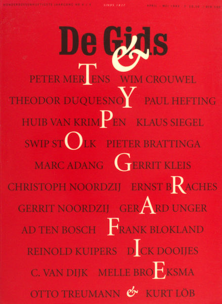 Duquesnoy, Theodor. De Gids & Typografie.