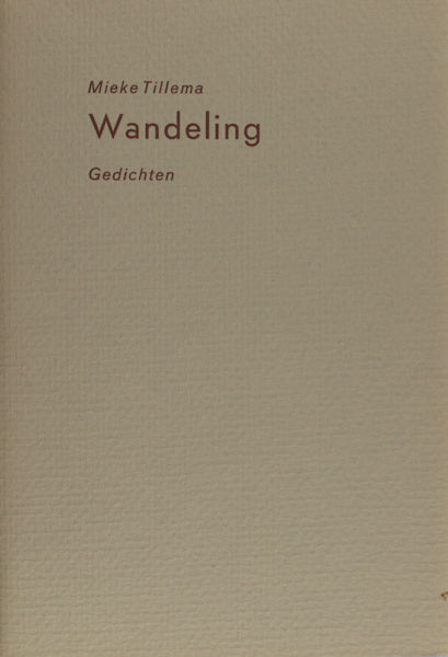 Tillema, Mieke. Wandeling.