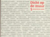 Meij, Marleen van der. Dicht op de muur 1. Gedichten in Leiden.