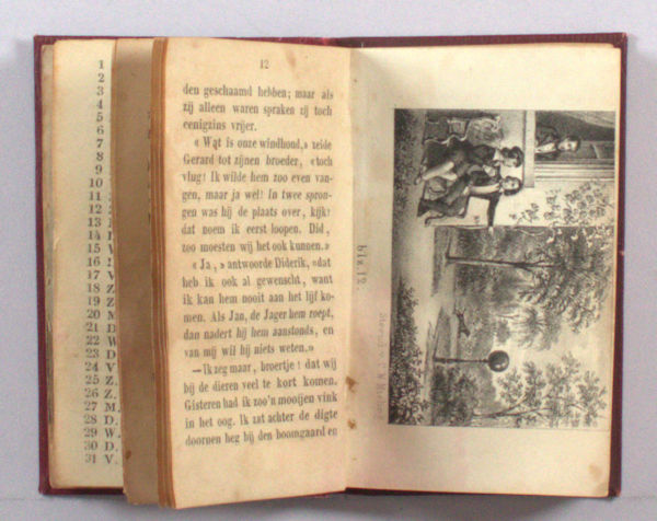 Spall, T. van &P.J.V. van Dusseau. Almanak in miniatuur voor kinderen 1847.