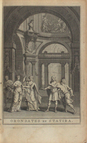 (Lingelbach, David?). Het huwelyk van Orondates en Statira. Treurspel.