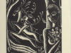 Doorn, Jan van. Herten met vrouwenfiguur.
