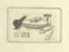 Gastmans, André. Ex libris Lou Strik.