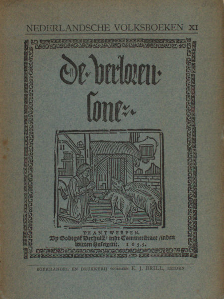 Boekenoogen, G.J. De historie van den verloren sone.