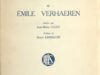 Culot, Jean-Marie. Bibliographie de Émile Verhaeren.