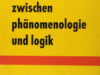 Beyer, Wilhelm R. Zwischen Phänomenologie und Logik.